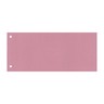 PRO/OFFICE Trennstreifen 240x105mm gelocht rosa, 100St/Pck