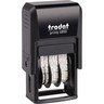 TRODAT Datumstempel Printy-Dater 76650 23x12mm GEBUCHT sw