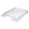 LEITZ Briefablage Flach Plus 52370003 DIN A4 stapelbar PS frost
