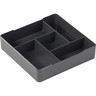 DURABLE Sortierbox COFFEE POINT 338658 5Fächer Kunststoff grau