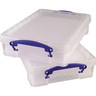 REALLY USEFUL BOX Aufbewahrungsbox 4C 39x8,8x24cm 4Ltr transparent