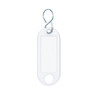 WEDO Schlüsselanhänger mit S-Haken weiß, 100St/Pck