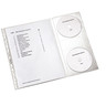 LEITZ Dokumentenhülle 47613003 DIN A4 CD Klappe PP tr, 5St/Pck