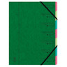 EXACOMPTA Ordnungsmappe A4 Manila-Karton 7 Fächer grün 54073E