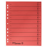 PRO/OFFICE Trennblatt A4 RC durchgefärbt rot, 100St/Pck