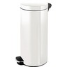 HELIT Tretabfallbehälter 30Ltr weiß Silberionen H2404305