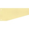 Trapez- Trennstreifen gel. 240x105/60mm gelb, 100St/Pck