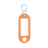 WEDO Schlüsselanhänger mit S-Haken orange, 100St/Pck