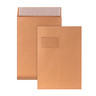 POSTHORN Faltentaschen C4 m.F. HK 229x324x20mm Klotzboden 130g braun, 200 St/Pck