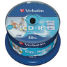 VERBATIM CD-R 43438 52x 700MB 80Minuten Spindel, 50St/Pck