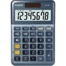 CASIO Tischrechner MS-80E Solar/Batterie, 8stellig, silber