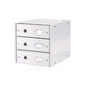 LEITZ Schubladenbox Click & Store 60480001 3Schubfächer Karton ws