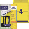 AVERY ZWECKFORM Ordneretikett L4769-20 61x192mm gelb, 80St/Pck