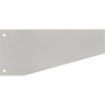 Trapez- Trennstreifen gel. 240x105/60mm grau, 100St/Pck
