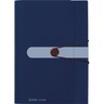 HERLITZ Fächermappe 11411261 12Fächer Recycling PP dunkelblau