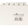 DURABLE Leitkartenregister 367002 DIN A7 quer A-Z Kunststoff weiß