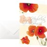 SIGEL Motivkarte Red Poppies DS003 115x170mm +Umschläge, 10St/Pck