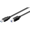 GOOBAY USB Kabel 93654 USB 3.0 3m A/B-Stecker schwarz