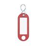 WEDO Schlüsselanhänger mit S-Haken rot, 100St/Pck