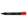 STAEDTLER Permanentmarker Lumocolor 1-5mm Keilspitze 350-2 rot