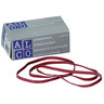 ALCO Gummiband 7521 flach messend 6x200mm rot, 50gr/Pck