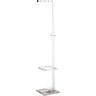 ALCO Garderobenständer 2877-10 178x35cm Metall weiß