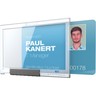 DURABLE Kartenhalter PUSHBOX MONO 1Karte glasklar Kunst, 10St/Pck