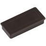 ALCO Rechteck-Magnet 23x50mm schwarz, 10St/Pck