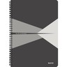 LEITZ Collegeblock Office A4 liniert 90 Blatt grau