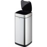 DURABLE Abfalleimer NO TOUCH 35 Edelstahl, rechteckig, 35Ltr