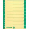 PRO/OFFICE Trennblatt A4 RC chamois/grün, 100St/Pck