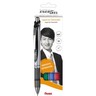 PENTEL Gelroller EnerGel Xm Retractable BL77-4 sortiert, 4St/Pck