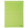 EXACOMPTA Sichtmappe 50253E DIN A4 farbig hellgrün, 25St/Pck