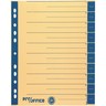 PRO/OFFICE Trennblatt A4 RC chamois/blau, 100St/Pck