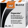 LEITZ Buchstabensignal Orgacolor 66141000 E orange, 250St/Pck