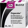 LEITZ Buchstabensignal Orgacolor 66161000 G violett, 250St/Pck