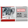 NOVUS Heftklammern 040-0026 24/6 Super verzinkt, 1.000St/Pck