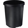 HAN Großpapierkorb MOBIL XXL 50Ltr mit Griffmulden schwarz