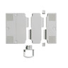 NOVUS Erweiterungsplatten 795+0902+000 lichtgrau, 2St/Pck