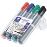 STAEDTLER Flipchartmarker Lumocolor 356 B WP4 2-5mm sortiert, 4St/Pck