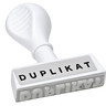 WEDO Textstempel 19314 DUPLIKAT 45mm Kunststoff weiß