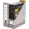 BANKERS BOX Stehsammler 0186004 DIN A4 Archiv grau/weiß