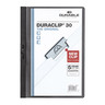 DURABLE Klemmmappe DURACLIP 30 220001 DIN A4 Polyethylen schwarz