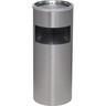 ALCO Abfallsammler mit Ascher 2940-36 Säulenform 610x250mm si