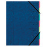 EXACOMPTA Ordnungsmappe A4 Manila-Karton 7 Fächer blau 54072E