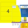HERMA Ordnerrückenschild 4296 192x61mm gelb/braun, 400St/Pck