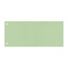 PRO/OFFICE Trennstreifen 240x105mm gelocht grün, 100St/Pck