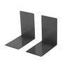 Buchstützen schmal, 90x140x140mm schwarz, 2St/Pck