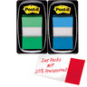 POST-IT Index Haftstreifen I680-GB2 25,4x43,2mm grün und blau