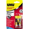 UHU Sekundenkleber blitzschnell MINIS gel 45370 1gr, 3St/Pck